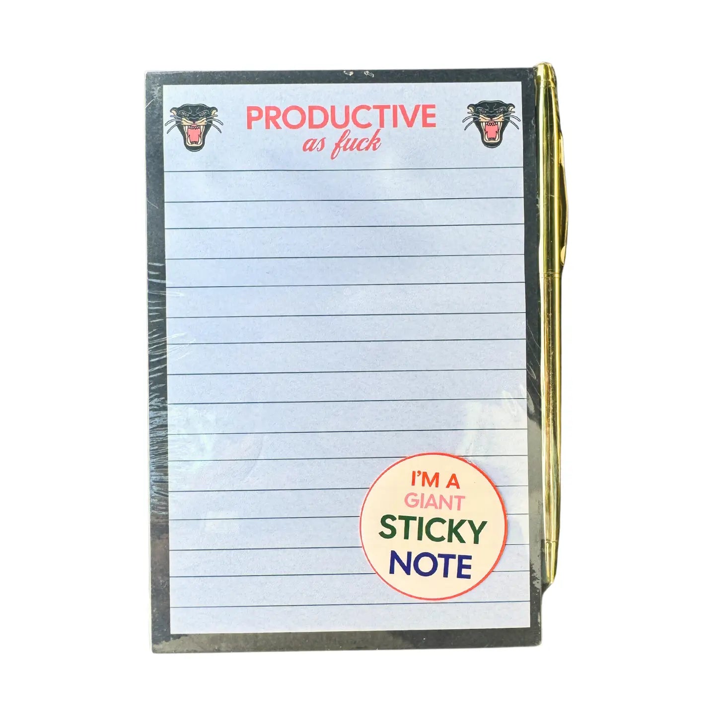 Productive As Fuck Notepad Sticky Note